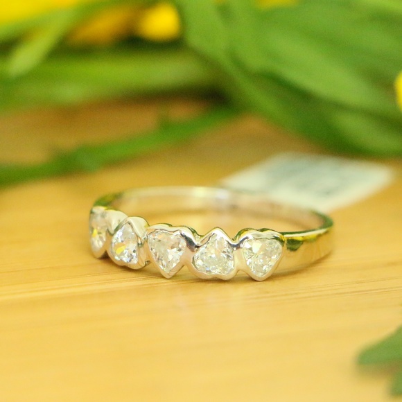 Teeda Jewelry - 925 Sterling silver heart cz rings 4 @ teresatatum